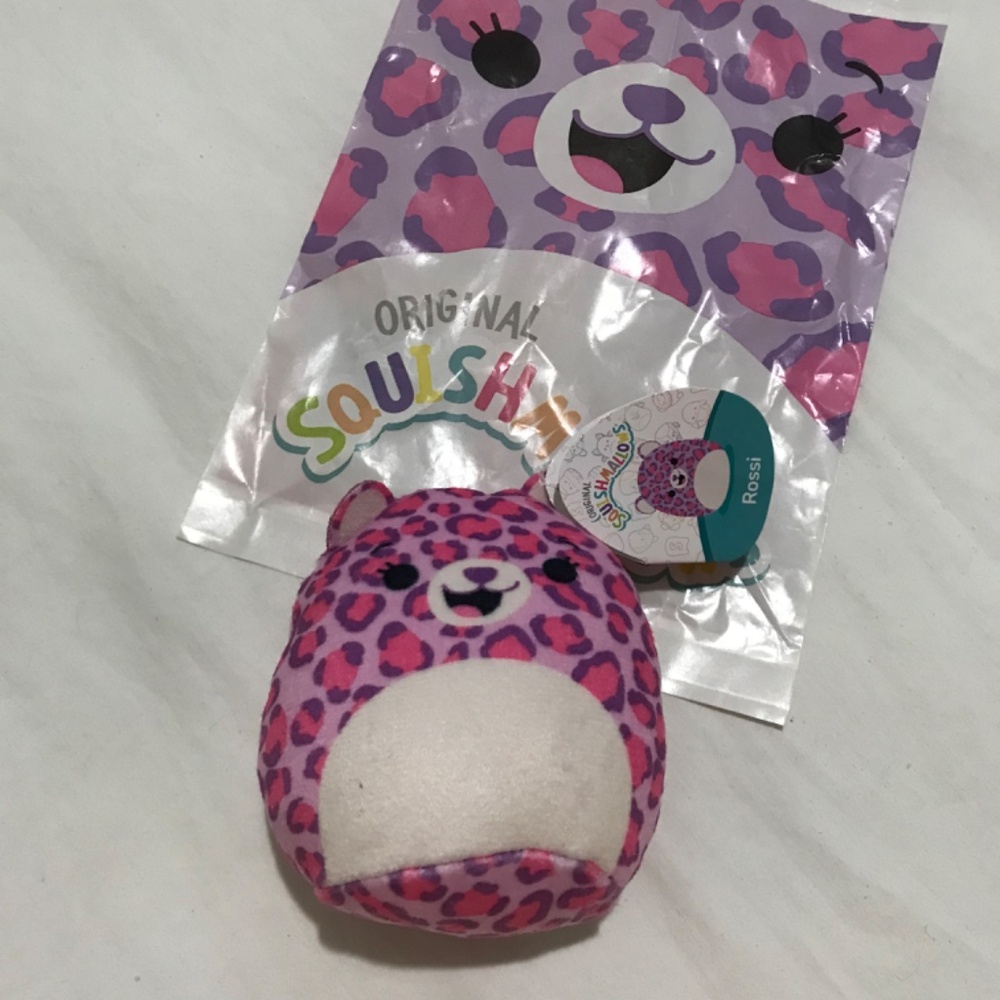Squishmallows Rossi McDonald's Happy Meal Toy 2025 Cheetah